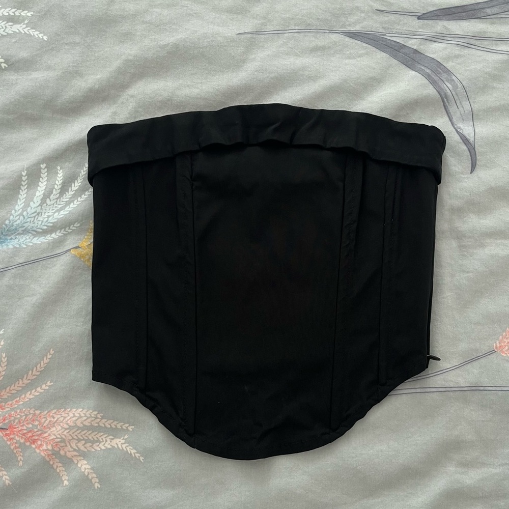 Glassons Black Corset Tube Top